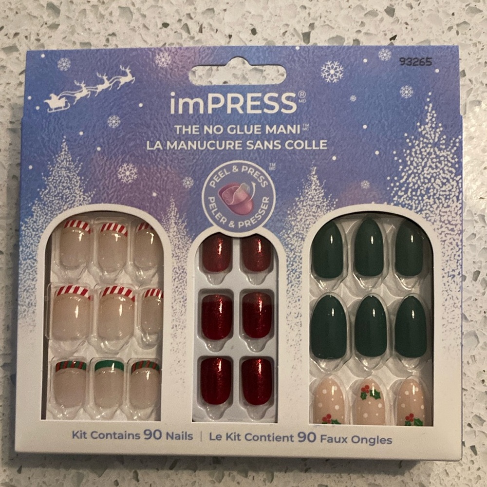 Impress Holiday Nail Set 90 nails